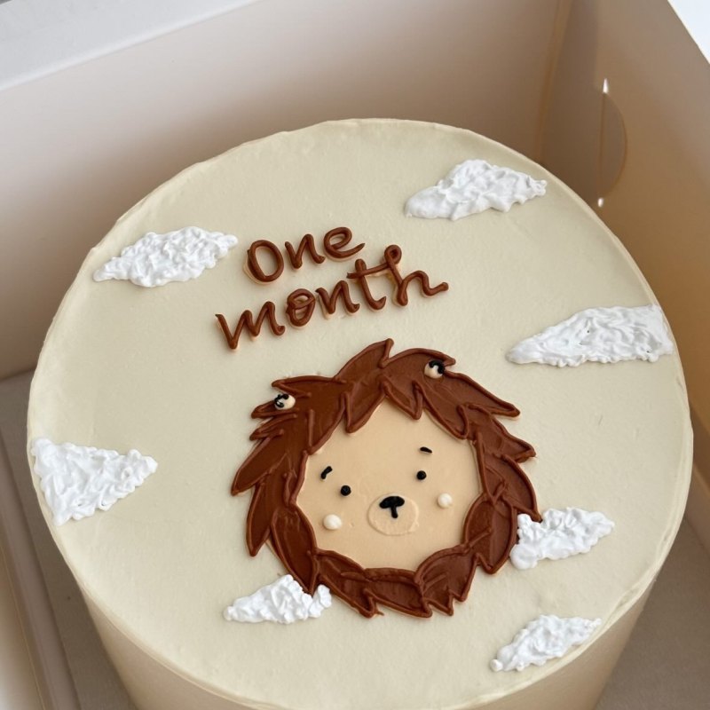 Детский бенто-торт «Aslan One Month»
