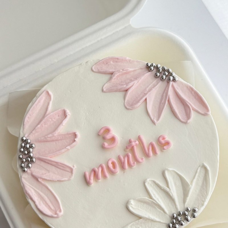 Kids bento cake «Çiçəklər 3 months»