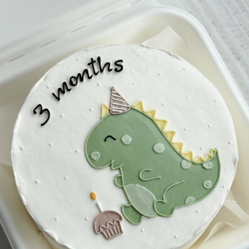 Uşaq bento tortu «Dinozavr 3 months»