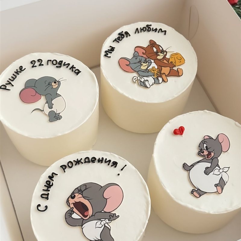 Bento set «Happy Birthday 4-X Tom and Jerry»