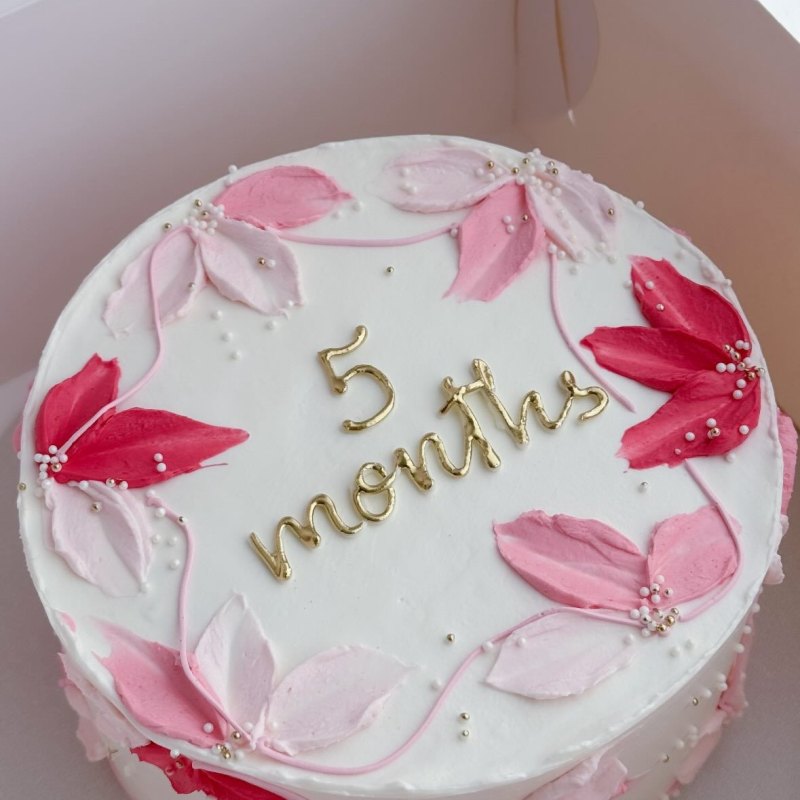 Kids bento cake «Ləçəklər 5 months»