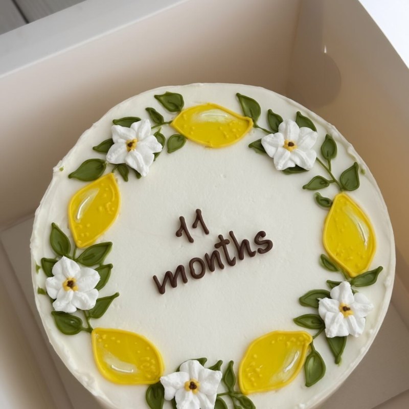 Kids bento cake «Limonlar 11 months»