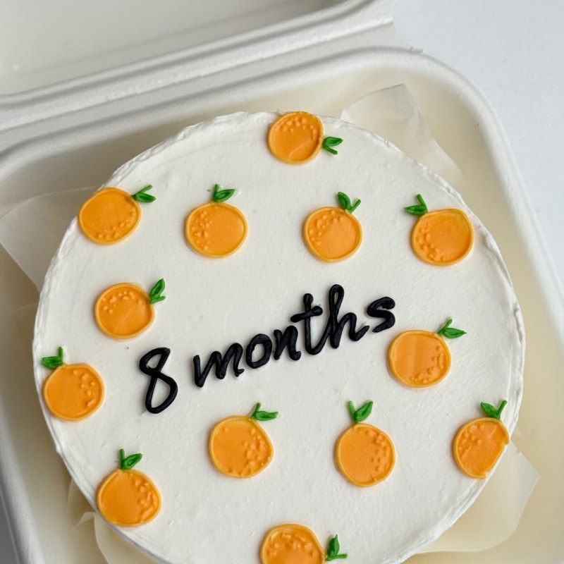 Детский бенто-торт «Portağal 8 months»