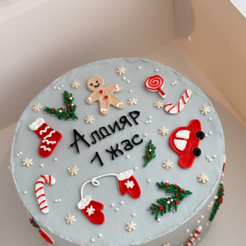 Kids bento cake «Qış Almiyar»