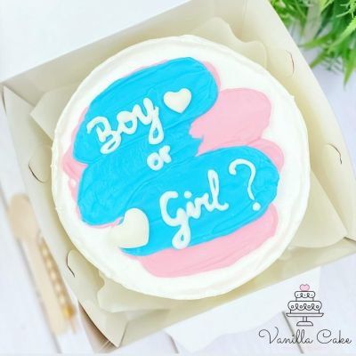 Торт Boy or Girl «Mavi və çəhrayı»