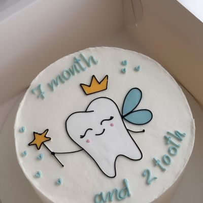 Детский бенто-торт «Diş pərisi 1 month»
