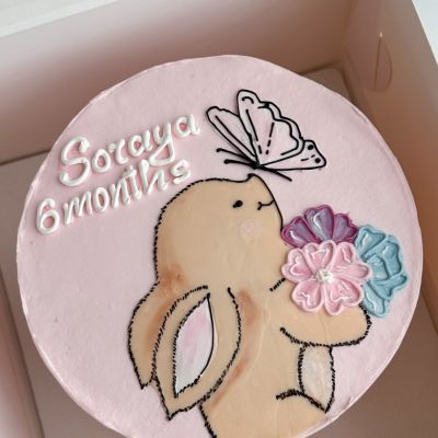 Uşaq bento tortu «Dovşan Soraya»