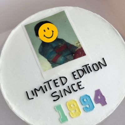 Бенто-торт с фото «Limited Edition»