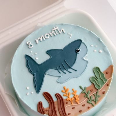 Uşaq bento tortu «Köpək balığı 8 month»