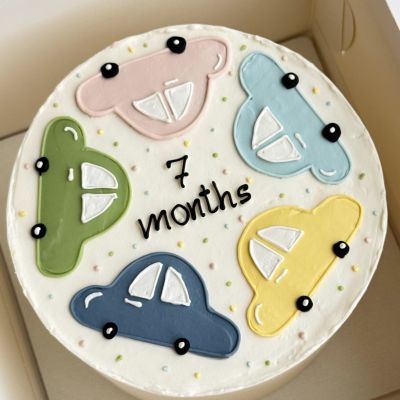Детский бенто-торт «Maşınlar 7 months 2»