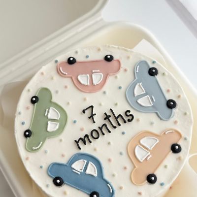 Uşaq bento tortu «Maşınlar 7 months»
