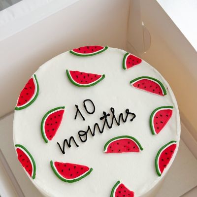 Детский бенто-торт «Qarpız 10 months»