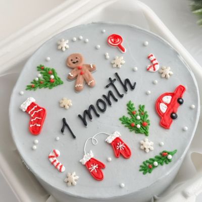 Uşaq bento tortu «Qış 1 month»