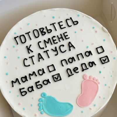 Детский бенто-торт «Status dəyişikliyi»