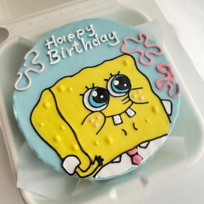 Uşaq bento tortu «Sünger Bob»
