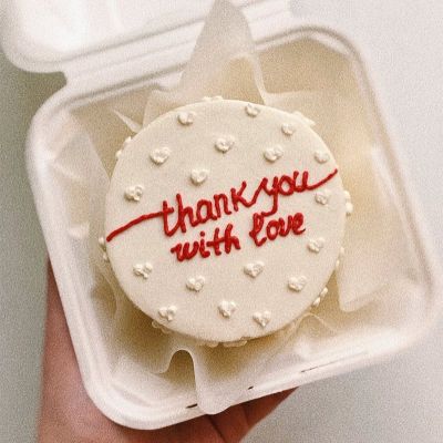 Bento cake «Thank you with love»