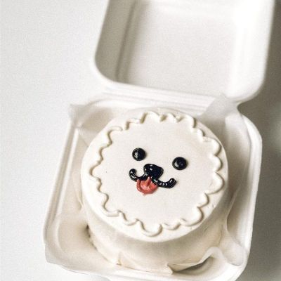 Bento tort «White dog»